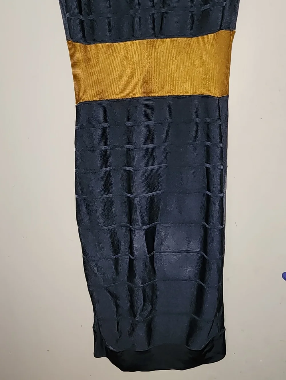 French Connection Spotlight Ribbon Metallic Bandage Sleeveless Bodycon Dress 6